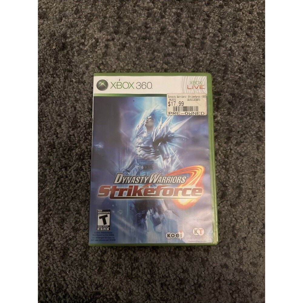 Dynasty Warriors: Strikeforce (Microsoft Xbox 360, 2010) Complete